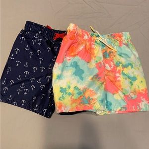 Toddler boy swim trunks bundle
